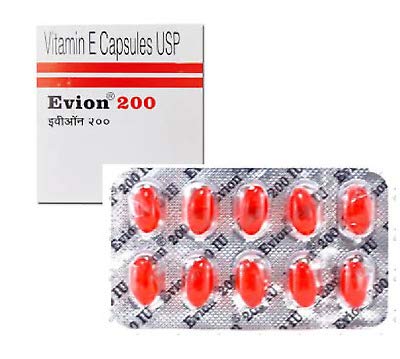 Merck Evion Vitamin E 200mg - 50 Capsules - image 2