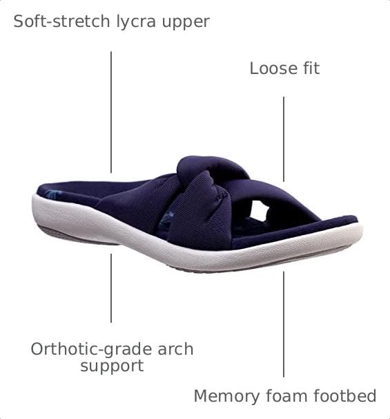 Spenco Brianna Peacoat Women's Slide - Size 9 - image 8