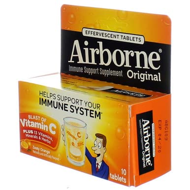 Airborne On-The-Go Packs Immune Support Powder Zesty Orange - 10 Count - image 6