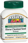 21st Century Horse Chestnut Seed Extract Vegetarian Capsules - 180 Count