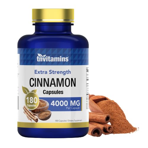 tnvitamins Cinnamon Capsules 4000 mg - 180 Capsules