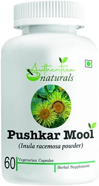 Senta Pushkarmool Capsules Inula Racemosa 850 mg - 60 Vegetarian Capsules