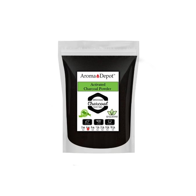 Aroma Depot Coconut Activated Charcoal Powder - 4 oz.