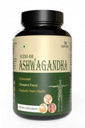 Ashwagandha KSM-66 Vegetarian Capsules for Stamina & Energy - 90 Capsules