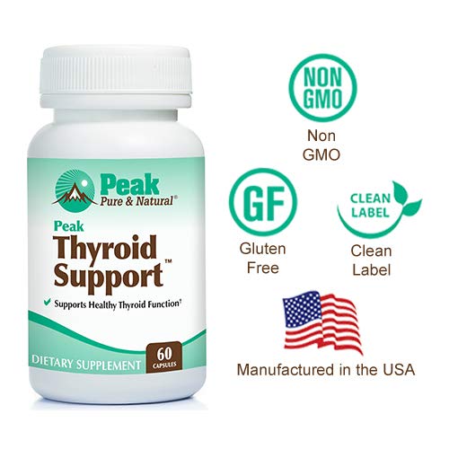 Peak Pure & Natural Thyroid Support Supplement - 60 Capsules - image 5