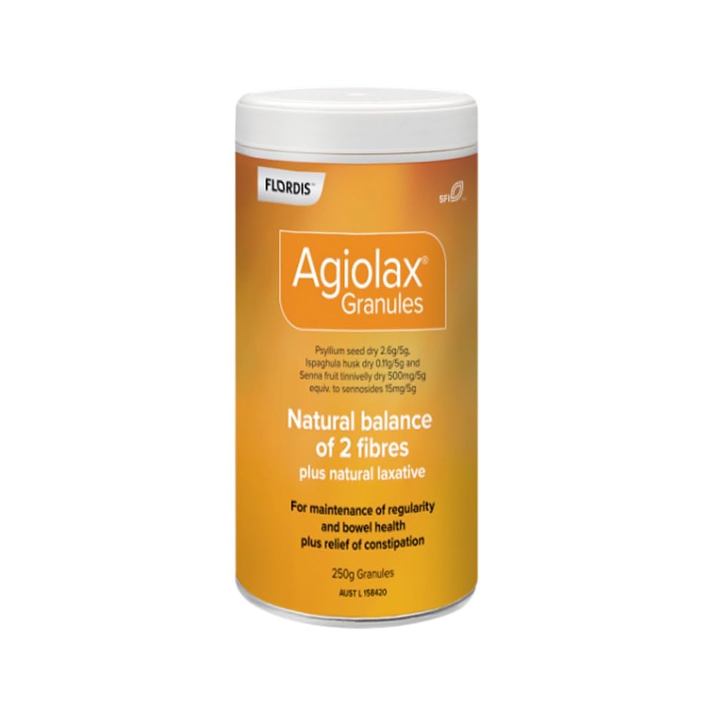 Agiolax Granules Natural Laxative with Senna & Psyllium - 250g
