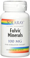 Solaray Fulvic Minerals 100 mg - 60 Vegetarian Capsules
