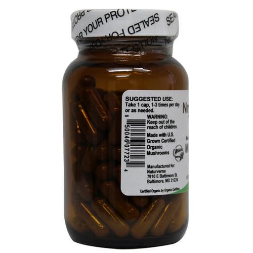 Naturverse Mushroom Immune Powder Capsules - 90 Vegetarian Capsules - image 3