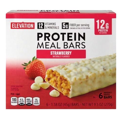 Generic Strawberry Protein Meal Bars Yogurt-Covered - 12 Pack - image 2