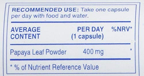 Swanson Full Spectrum Papaya Leaf 400 mg - 60 Capsules - image 5