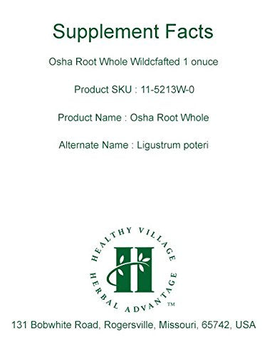 Herbal Advantage Osha Root Whole Wildcrafted - 1 Ounce - image 2