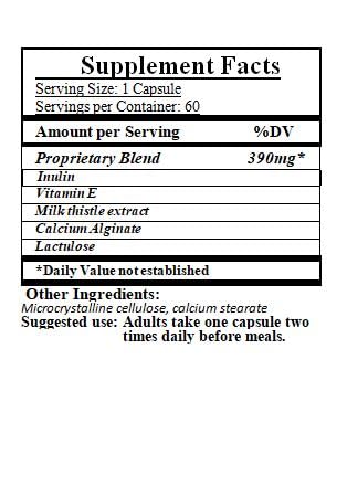 GENERIC Prebiotic Gut Health Complex Digestive Support - 60 Capsules - image 3