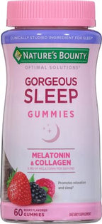 Nature's Bounty Optimal Solutions Gorgeous Sleep Melatonin 5mg - 60 Gummies - image 3