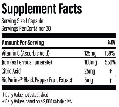 Thyroid Specific Formulations Easy Iron Supplement - 30 Capsules - image 3