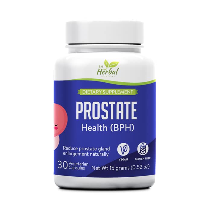 BH Herbal Solutions Prostate Health Herbal Supplement - 30 Capsules