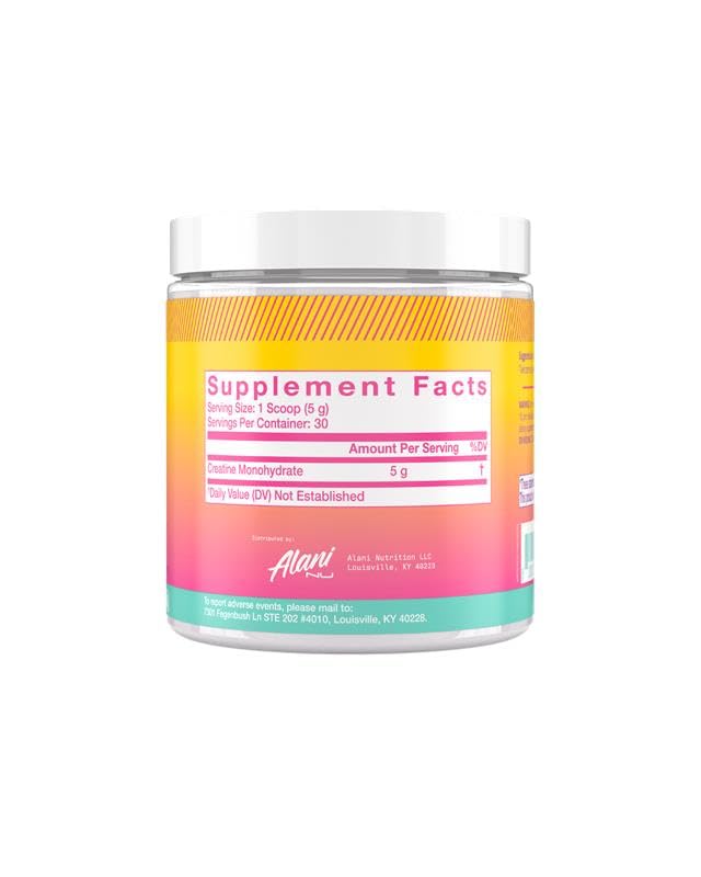 Alani Nu Creatine Monohydrate Powder Unflavored - 30 Servings - image 2