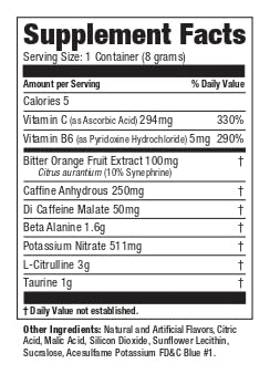 Ultimate Nutrition Pre Gold Sample Blue Raspberry - 8 oz - image 2