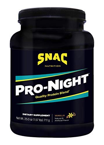SNAC Pro-Night Quality Protein Blend, Chocolate, 1.6 Pounds