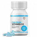 Generic Calcium and Vitamin D3 Tablets for Bone Support - 60 Tablets