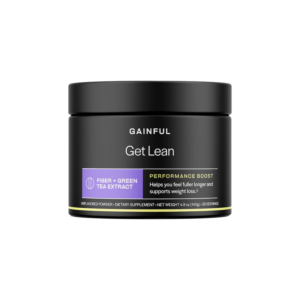 Gainful Fiber Supplement Powder with Green Tea Extract - 28 Servings