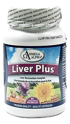 Omega Alpha Liver Plus Liver Support Formula - 90 Vegetarian Capsules