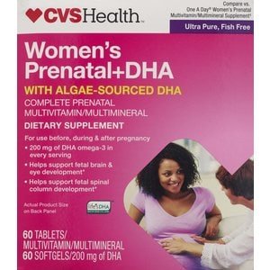 CVS Pharmacy DHA Prenatal Multivitamin 2 Step Program - 60 Day