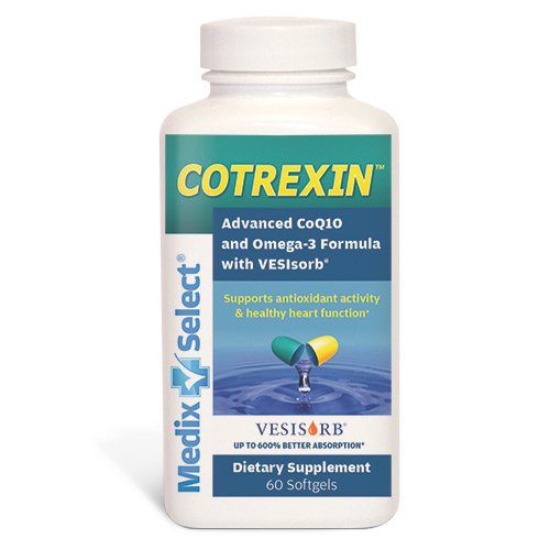 Medix Select Cotrexin (Premium CoQ10 and Omega-3 Dietary Supplement.)