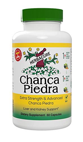 HERBACURE Chanca Piedra 500 mg Kidney Health - 60 Capsules