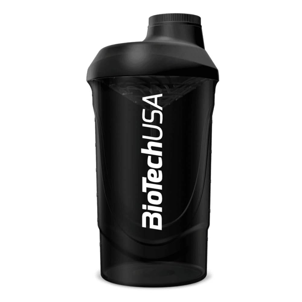 BioTechUSA Wave Shaker Bottle 600 ml - Black