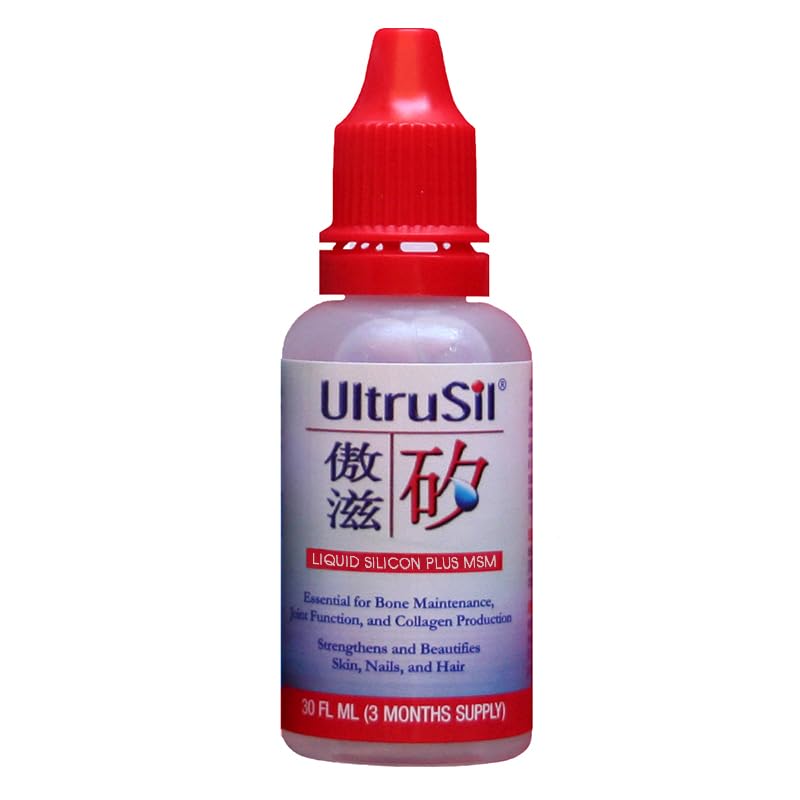 Ultru UltruSil Bioactive Silicon Plus MSM Liquid - 3 Bottles - image 3