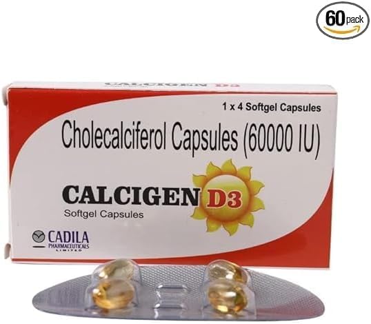 Generic Cholecalciferol Vitamin D3 60000 IU - 40 Capsules - image 3