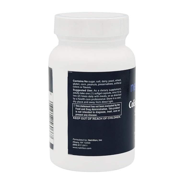 Netrition CoEnzyme Q10 200mg - 60 Softgels - image 4