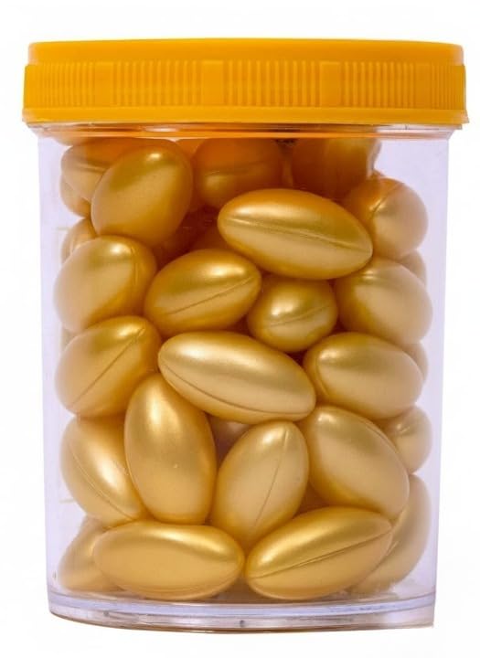 Generic Vitamin E Hair Capsules for Hair Fall & Damage Repair - 60 Capsules - image 2