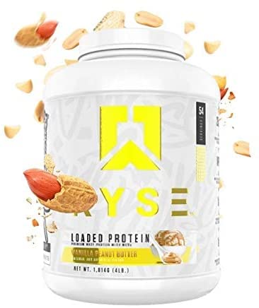 RYSE Up Supplements Loaded Protein Vanilla Peanut Butter Whey - 54 Servings