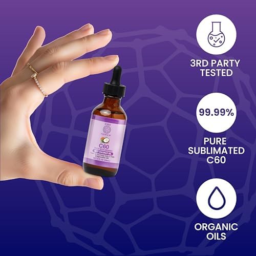 C60 Purple Power Organic MCT Coconut Oil - 2 fl oz - image 2