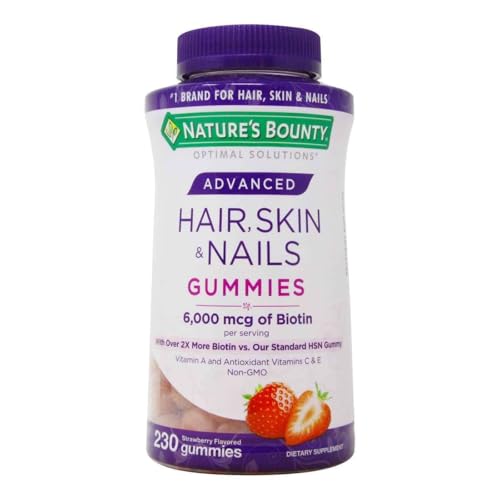 Nature's Bounty Hair, Skin & Nails Gummies with Biotin - 230 Count - image 4