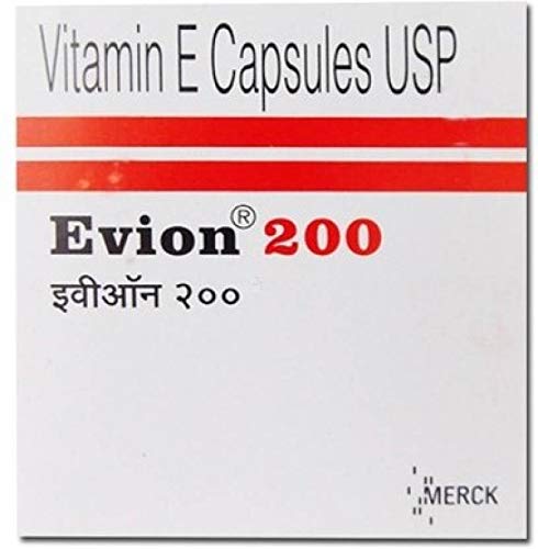 Merck Evion Vitamin E 200mg - 50 Capsules
