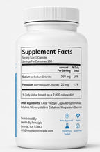 HEALTH BY PRINCIPLE Electrolyte Capsules Sodium & Potassium – 100 Vegan Capsules - image 7