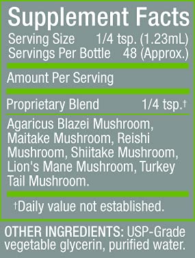 Cedar Bear Naturales Magnificent Mushrooms Liquid Herbal Supplement - 2 Fl Oz - image 2