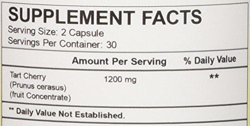 Biotech Nutritions Tart Cherry Vegetable Capsules - 60 Capsules - image 4