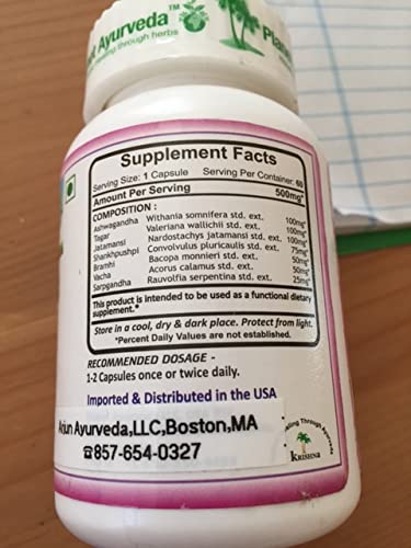 Planet Ayurveda Sleep Naturals - 2 Bottles (Each 60 Capsules - image 3