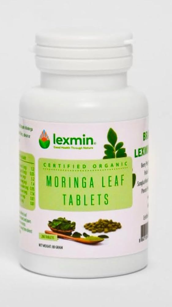 Lexmin Moringa Leaf Tablets - 200 Tablets