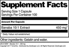 Terravita Banaba 10:1 Extract 450 mg - 100 Capsules - image 3