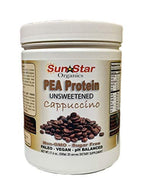 Sun Star Organics Pea Protein Powder Cappuccino - 17.6 oz