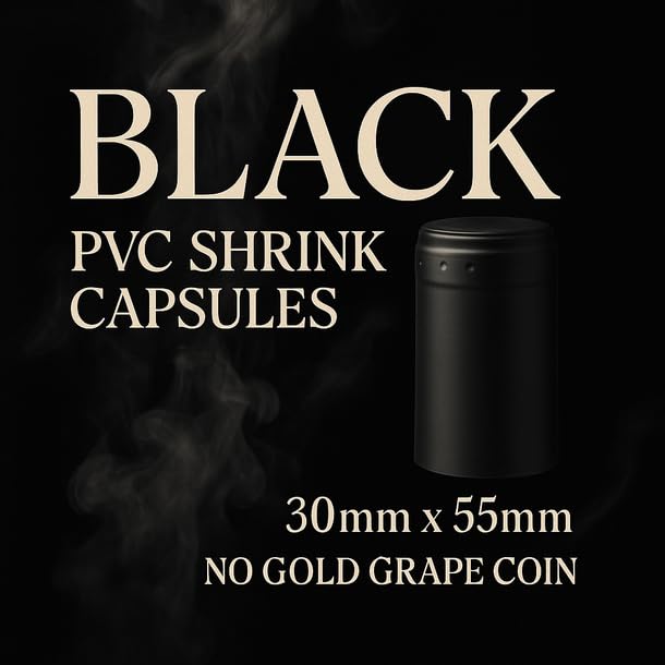 Vintner's Best Black PVC Shrink Capsules - 30 Count - image 4