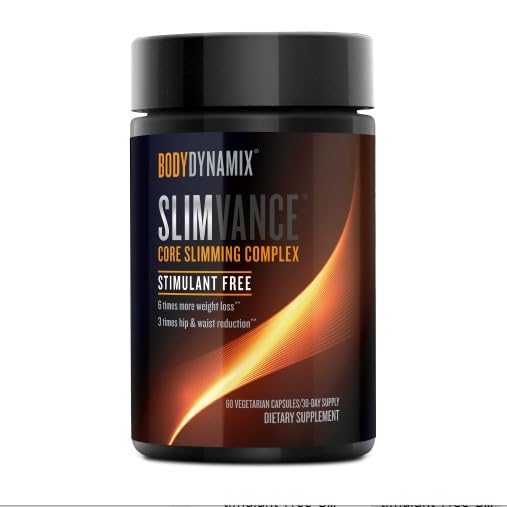 BodyDynamix Slimvance Core Slimming Complex Stimulant Free - 60 Capsules