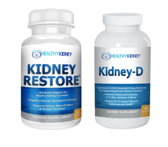 Kidney Restore Kidney-D 2-Pack Capsules for Kidney Support