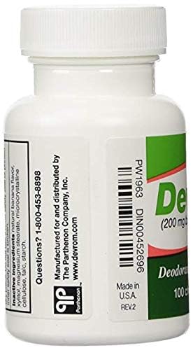 Parthenon Devrom Chewable Tablets - 200 Count (2 Packs) - image 4