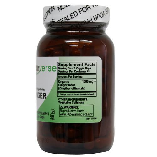 Naturverse Ginger Powder Vegetarian Capsules - 90 Capsules - image 2