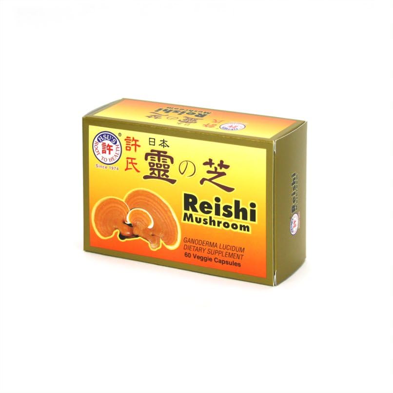 Hsu's Ginseng Japanese Reishi Mushroom Capsules